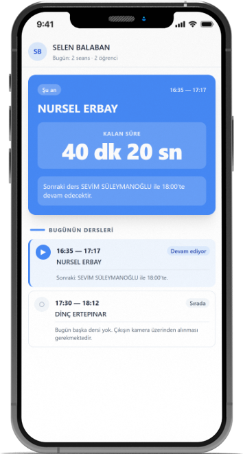 Eduron telefon takip ekranı