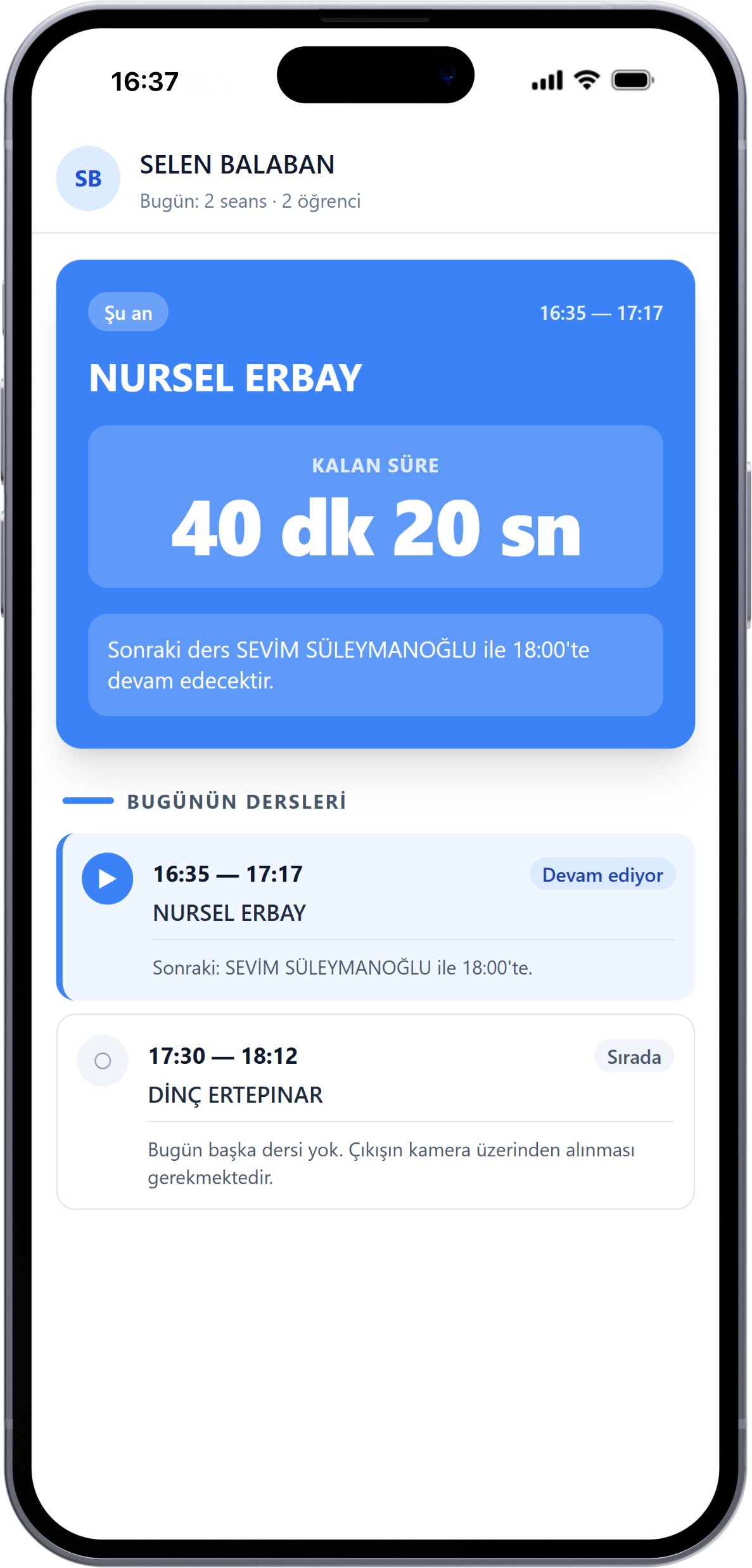 Eduron mobil ders programı
